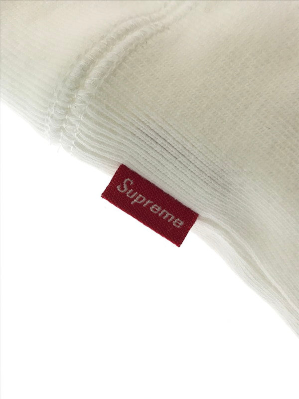 【中古美品】【メンズ】 Supreme シュプリーム 25SS WASHED BOX LOGO CREWNECK ウォッシュド ボックス ロゴ クルーネック スウェット トレーナー 149-260210-na-04-tag サイズ：L カラー：ホワイト 万代Net店