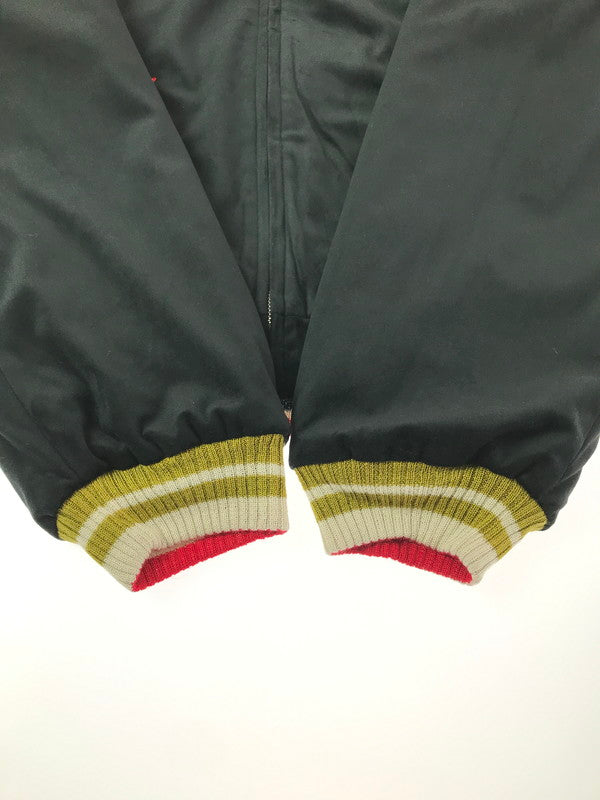 【中古美品】【メンズ】 SAPEUR サプール × ビックリマン REVERSIBLE SOUVENIR JACKET A0024-500 リバーシブル スーベニアジャケット スカジャン アウター 142-260405-na-03-tag サイズ：L カラー：ブラック/グリーン 万代Net店