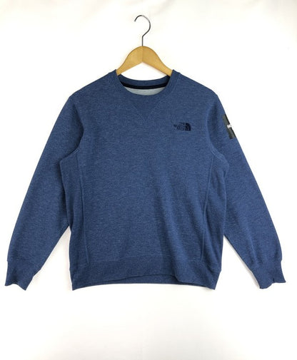 【中古品】【メンズ】 THE NORTH FACE ザ・ノースフェイス SQUARE LOGO CREW BLUE NT61931 スクエアロゴクルー スウェット トレーナー トップス 144-260124-rt-03-tag サイズ：M カラー：ブルー 万代Net店
