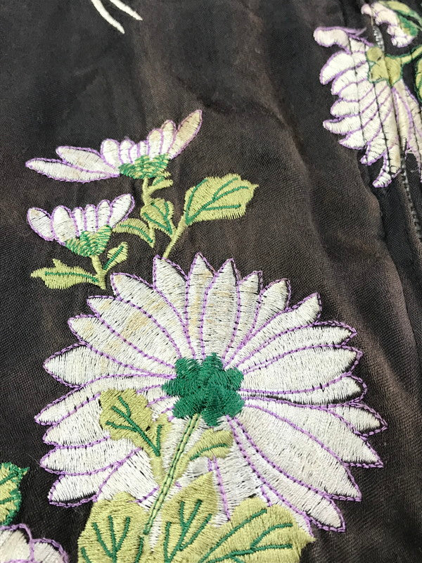 【ジャンク品】【メンズ】 花旅楽団 ハナタビガクダン EMBROIDERED SUKAJAN 金魚 らんちゅう菊 刺繍 スカジャン アウター 145-260121-rt-07-tag サイズ：L カラー：マルチカラー 万代Net店