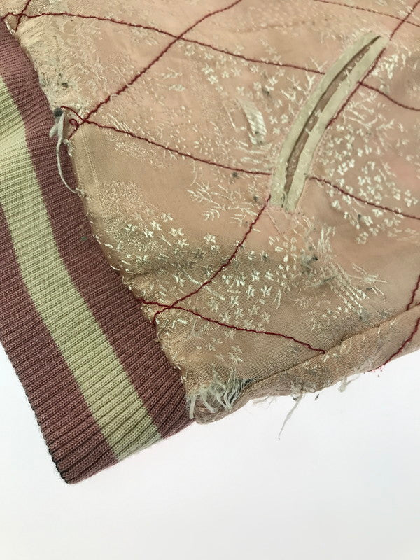 【ジャンク品】【メンズ】 花旅楽団 ハナタビガクダン EMBROIDERED SUKAJAN 金魚 らんちゅう菊 刺繍 スカジャン アウター 145-260121-rt-07-tag サイズ：L カラー：マルチカラー 万代Net店