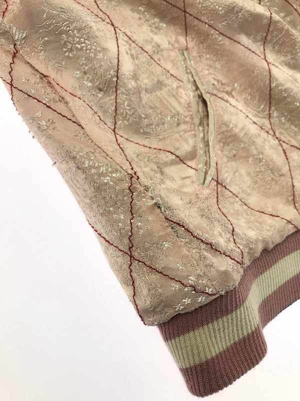 【ジャンク品】【メンズ】 花旅楽団 ハナタビガクダン EMBROIDERED SUKAJAN 金魚 らんちゅう菊 刺繍 スカジャン アウター 145-260121-rt-07-tag サイズ：L カラー：マルチカラー 万代Net店