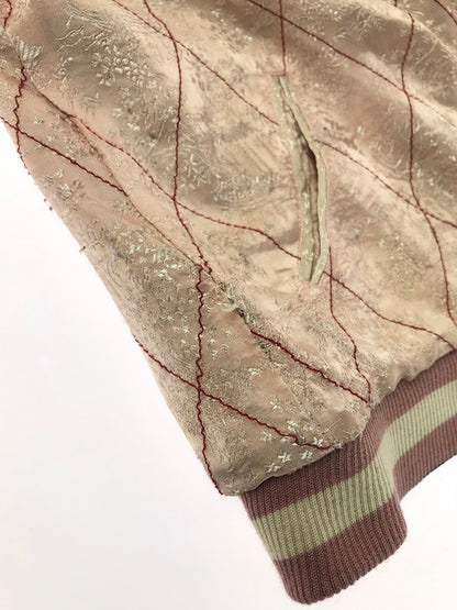【ジャンク品】【メンズ】 花旅楽団 ハナタビガクダン EMBROIDERED SUKAJAN 金魚 らんちゅう菊 刺繍 スカジャン アウター 145-260121-rt-07-tag サイズ：L カラー：マルチカラー 万代Net店