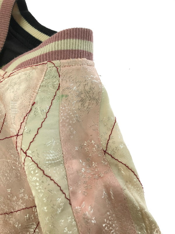 【ジャンク品】【メンズ】 花旅楽団 ハナタビガクダン EMBROIDERED SUKAJAN 金魚 らんちゅう菊 刺繍 スカジャン アウター 145-260121-rt-07-tag サイズ：L カラー：マルチカラー 万代Net店