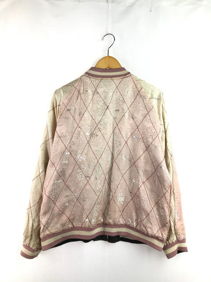 【ジャンク品】【メンズ】 花旅楽団 ハナタビガクダン EMBROIDERED SUKAJAN 金魚 らんちゅう菊 刺繍 スカジャン アウター 145-260121-rt-07-tag サイズ：L カラー：マルチカラー 万代Net店