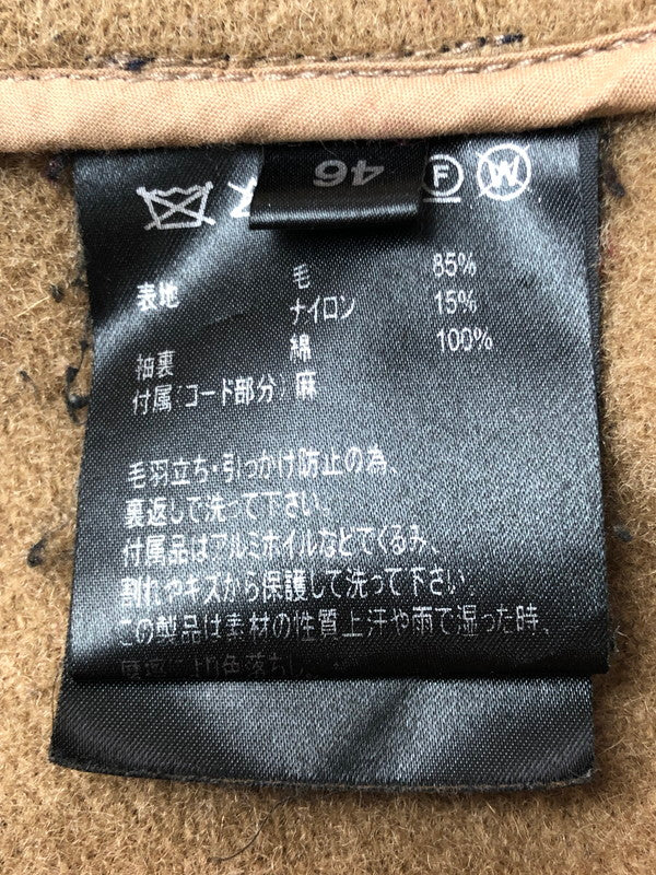 【中古品】【メンズ】 DUFFLE COAT AW18-GL-013 ダッフルコート 141-260130-rt-06-tag サイズ：46 カラー：キャメル 万代Net店