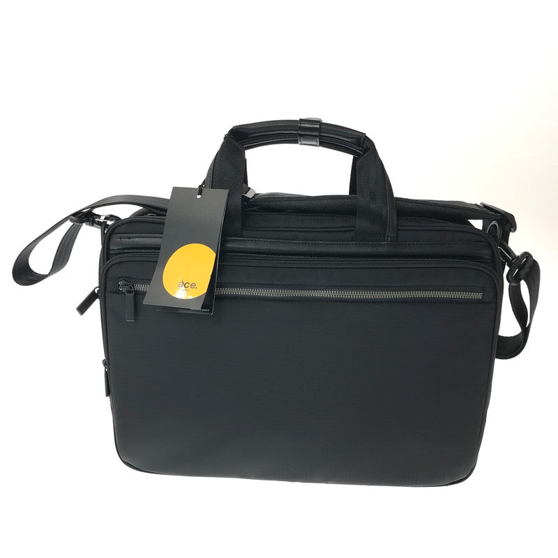 【中古美品】【メンズ】 ACE エース FLEX LITE D 2WAY BRIEF CASE 68405 フレックスライトD 2WAY ブリーフケース ビジネスバッグ カバン 188-260218-na-20-tag カラー：ブラック 万代Net店
