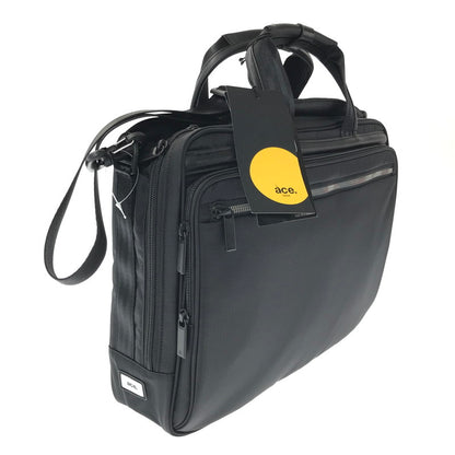 【中古美品】【メンズ】 ACE エース FLEX LITE D 2WAY BRIEF CASE 68405 フレックスライトD 2WAY ブリーフケース ビジネスバッグ カバン 188-260218-na-20-tag カラー：ブラック 万代Net店