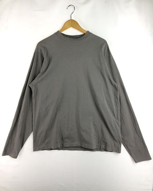 【中古品】【メンズ】 YZY イージー LONG SLEEVE T-SHIRT 537288-03-1 ロングスリーブ Tシャツ 長袖Tシャツ トップス 142-260124-rt-01-tag サイズ：M カラー：グレー系 万代Net店