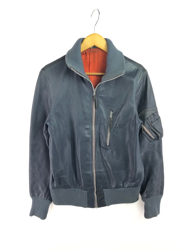 【現状渡し品】【メンズ】 GERMAN ARMY ドイツ軍 40's LEATHER FLIGHT JACKET 推定60～80年代年代 レザーフライトジャケット ヴィンテージ 146-260130-rt-08-tag サイズ：不明 下記参照 カラー：ブラック 万代Net店