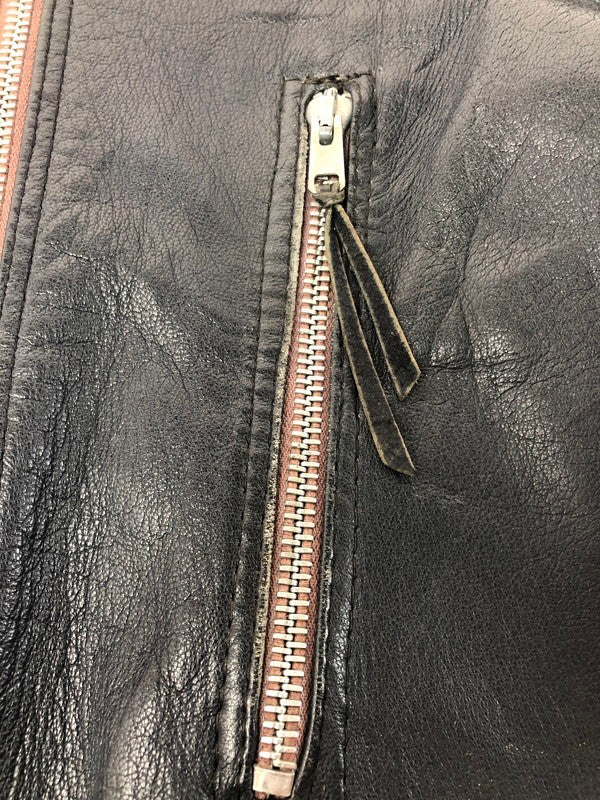【現状渡し品】【メンズ】 GERMAN ARMY ドイツ軍 40's LEATHER FLIGHT JACKET 推定60～80年代年代 レザーフライトジャケット ヴィンテージ 146-260130-rt-08-tag サイズ：不明 下記参照 カラー：ブラック 万代Net店
