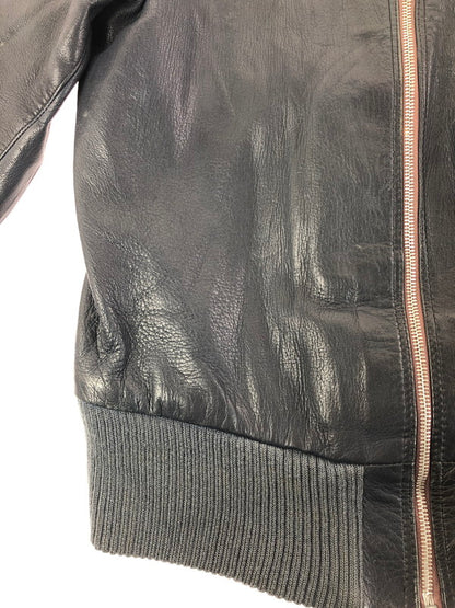 【現状渡し品】【メンズ】 GERMAN ARMY ドイツ軍 40's LEATHER FLIGHT JACKET 推定60～80年代年代 レザーフライトジャケット ヴィンテージ 146-260130-rt-08-tag サイズ：不明 下記参照 カラー：ブラック 万代Net店