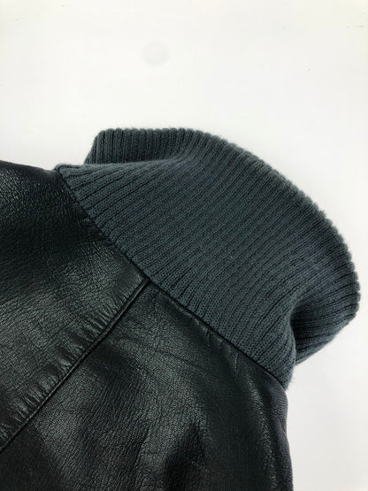 【現状渡し品】【メンズ】 GERMAN ARMY ドイツ軍 40's LEATHER FLIGHT JACKET 推定60～80年代年代 レザーフライトジャケット ヴィンテージ 146-260130-rt-08-tag サイズ：不明 下記参照 カラー：ブラック 万代Net店