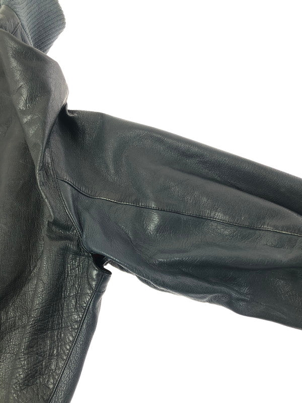 【現状渡し品】【メンズ】 GERMAN ARMY ドイツ軍 40's LEATHER FLIGHT JACKET 推定60～80年代年代 レザーフライトジャケット ヴィンテージ 146-260130-rt-08-tag サイズ：不明 下記参照 カラー：ブラック 万代Net店