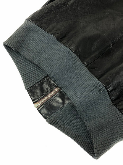 【現状渡し品】【メンズ】 GERMAN ARMY ドイツ軍 40's LEATHER FLIGHT JACKET 推定60～80年代年代 レザーフライトジャケット ヴィンテージ 146-260130-rt-08-tag サイズ：不明 下記参照 カラー：ブラック 万代Net店