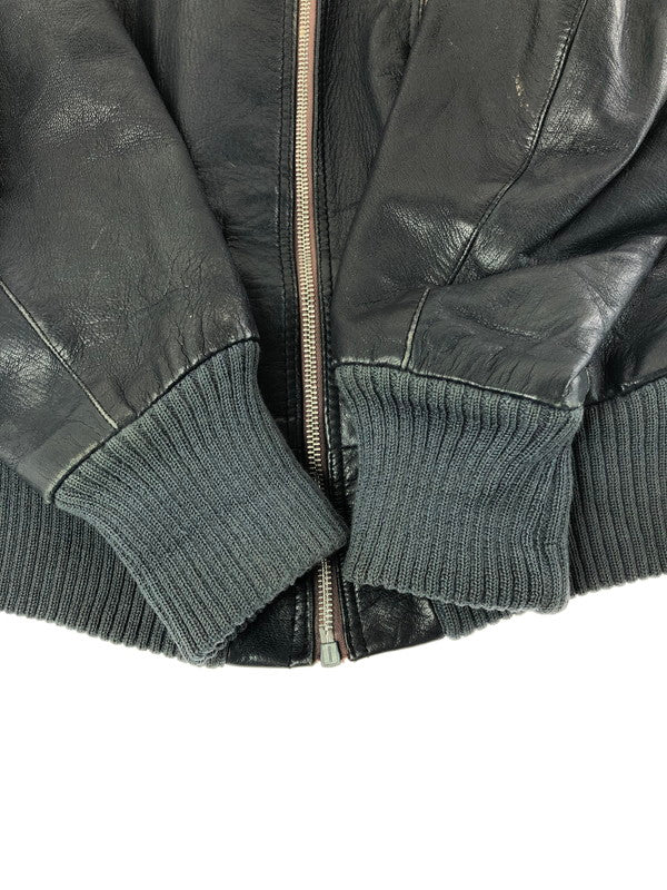 【現状渡し品】【メンズ】 GERMAN ARMY ドイツ軍 40's LEATHER FLIGHT JACKET 推定60～80年代年代 レザーフライトジャケット ヴィンテージ 146-260130-rt-08-tag サイズ：不明 下記参照 カラー：ブラック 万代Net店