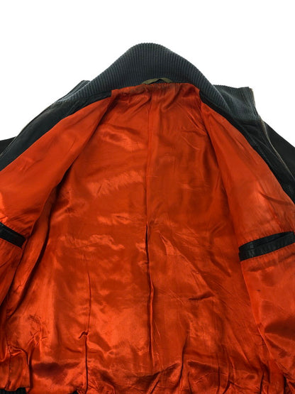 【現状渡し品】【メンズ】 GERMAN ARMY ドイツ軍 40's LEATHER FLIGHT JACKET 推定60～80年代年代 レザーフライトジャケット ヴィンテージ 146-260130-rt-08-tag サイズ：不明 下記参照 カラー：ブラック 万代Net店