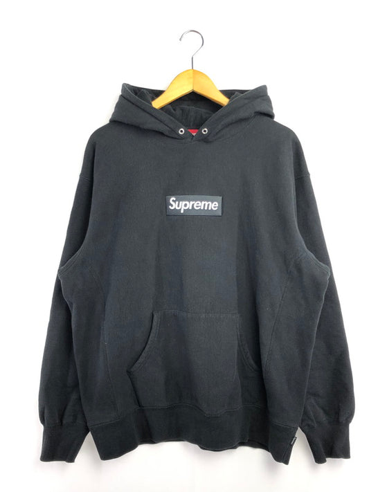 【中古品】【メンズ】 Supreme シュプリーム 21AW BOX LOGO HOODED SWEATSHIRT ボックス ロゴ フーデッド スウェットシャツ パーカー トップス 149-260320-rt-18-tag サイズ：L カラー：ブラック 万代Net店