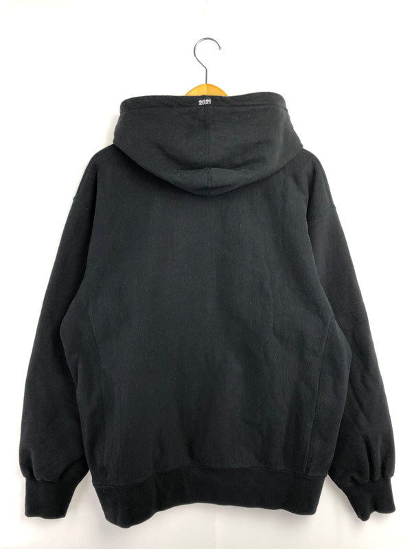 【中古品】【メンズ】 Supreme シュプリーム 21AW BOX LOGO HOODED SWEATSHIRT ボックス ロゴ フーデッド スウェットシャツ パーカー トップス 149-260320-rt-18-tag サイズ：L カラー：ブラック 万代Net店