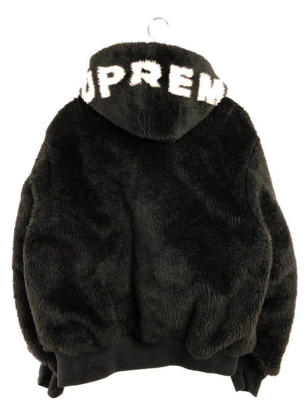 【メンズ】 Supreme シュプリーム 22AW FAUX FUR REVERSIBLE MA-1 BLACK フェイク ファー リバーシブル MA-1 アウター 149-260320-rt-30-tag サイズ：L カラー：ブラック 万代Net店