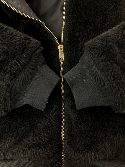 【メンズ】 Supreme シュプリーム 22AW FAUX FUR REVERSIBLE MA-1 BLACK フェイク ファー リバーシブル MA-1 アウター 149-260320-rt-30-tag サイズ：L カラー：ブラック 万代Net店