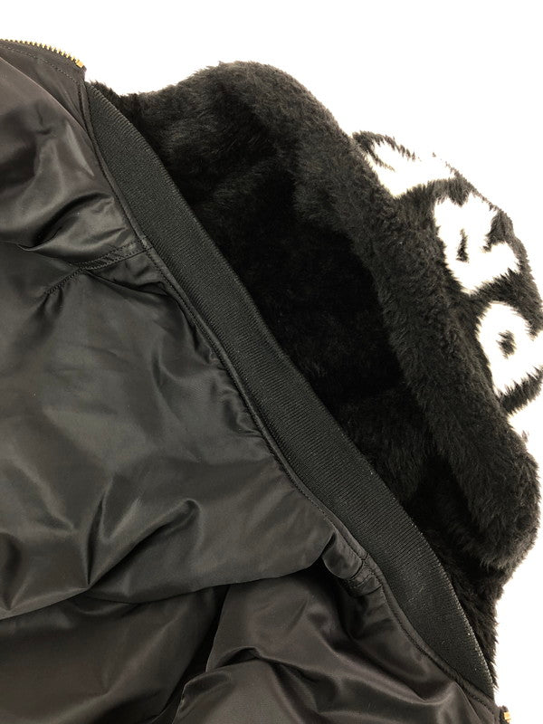 【メンズ】 Supreme シュプリーム 22AW FAUX FUR REVERSIBLE MA-1 BLACK フェイク ファー リバーシブル MA-1 アウター 149-260320-rt-30-tag サイズ：L カラー：ブラック 万代Net店