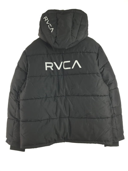【中古美品】【メンズ】 RVCA ルーカ HOODED PUFFER JACKET BLACK BF042760 フーデッド パファー ジャケット アウター 142-260121-rt-20-tag サイズ：L カラー：ブラック 万代Net店