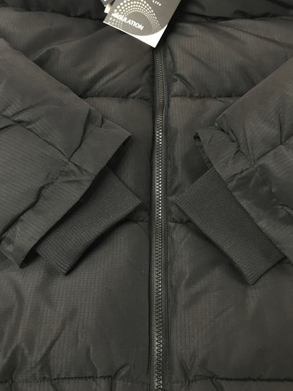 【中古美品】【メンズ】 RVCA ルーカ HOODED PUFFER JACKET BLACK BF042760 フーデッド パファー ジャケット アウター 142-260121-rt-20-tag サイズ：L カラー：ブラック 万代Net店