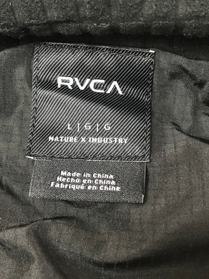 【中古美品】【メンズ】 RVCA ルーカ HOODED PUFFER JACKET BLACK BF042760 フーデッド パファー ジャケット アウター 142-260121-rt-20-tag サイズ：L カラー：ブラック 万代Net店