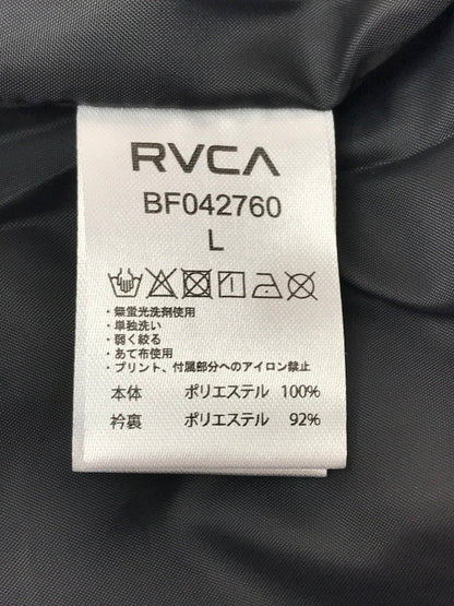 【中古美品】【メンズ】 RVCA ルーカ HOODED PUFFER JACKET BLACK BF042760 フーデッド パファー ジャケット アウター 142-260121-rt-20-tag サイズ：L カラー：ブラック 万代Net店