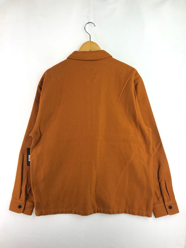 【中古品】【メンズ】 BRIXTON ブリクストン UNION ZIP FLANNEL SHIRT RUSTIC CARAMEL 01474 ユニオン ジップ フランネル シャツ 142-260121-rt-14-tag サイズ：L カラー：オレンジ系 万代Net店