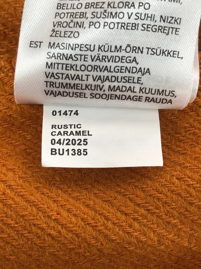 【中古品】【メンズ】 BRIXTON ブリクストン UNION ZIP FLANNEL SHIRT RUSTIC CARAMEL 01474 ユニオン ジップ フランネル シャツ 142-260121-rt-14-tag サイズ：L カラー：オレンジ系 万代Net店