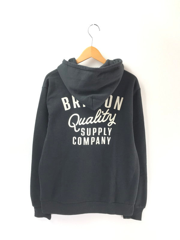 【中古美品】【メンズ】 BRIXTON ブリクストン HUBAL HOODIE 22595 フバル フーディー パーカー 142-260212-rt-18-tag サイズ：M カラー：ブラック 万代Net店