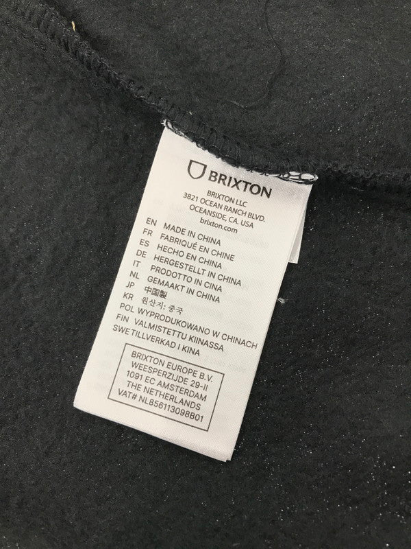 【中古美品】【メンズ】 BRIXTON ブリクストン HUBAL HOODIE 22595 フバル フーディー パーカー 142-260212-rt-18-tag サイズ：M カラー：ブラック 万代Net店