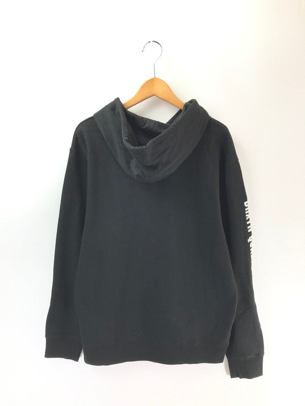 【中古美品】【メンズ】 BRIXTON ブリクストン WOODBURN LABEL HOODIE 22802 ウッドバーン ラベル フーディー パーカー 142-260212-rt-19-tag サイズ：M カラー：ブラック 万代Net店