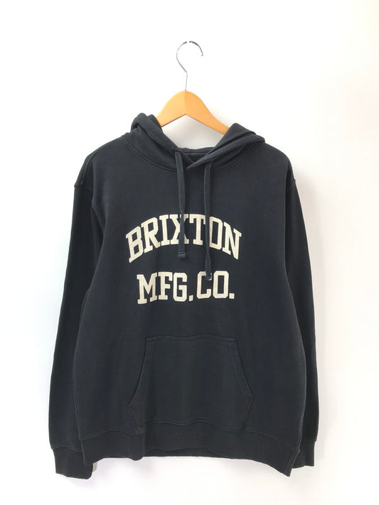 【中古品】【メンズ】 BRIXTON ブリクストン VARSITY BROKEN IN HOODY 22644 バーシティ ブロークン フーディー パーカー 142-260212-rt-15-tag サイズ：M カラー：ブラック 万代Net店