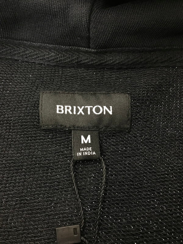 【中古品】【メンズ】 BRIXTON ブリクストン VARSITY BROKEN IN HOODY 22644 バーシティ ブロークン フーディー パーカー 142-260212-rt-15-tag サイズ：M カラー：ブラック 万代Net店