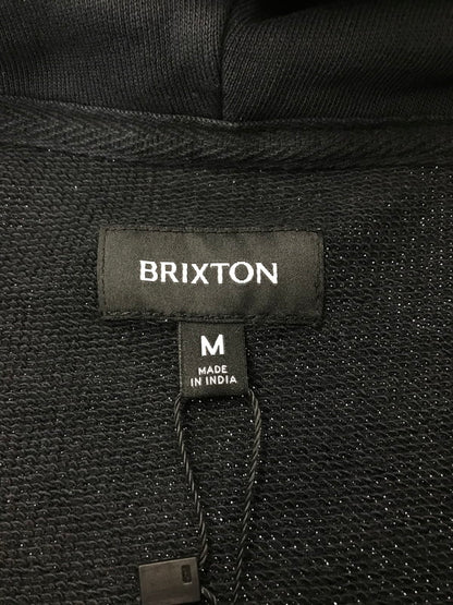 【中古品】【メンズ】 BRIXTON ブリクストン VARSITY BROKEN IN HOODY 22644 バーシティ ブロークン フーディー パーカー 142-260212-rt-15-tag サイズ：M カラー：ブラック 万代Net店