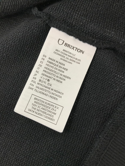 【中古品】【メンズ】 BRIXTON ブリクストン VARSITY BROKEN IN HOODY 22644 バーシティ ブロークン フーディー パーカー 142-260212-rt-15-tag サイズ：M カラー：ブラック 万代Net店