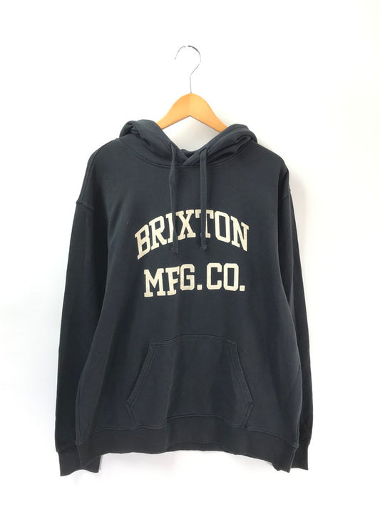 【中古品】【メンズ】 BRIXTON ブリクストン VARSITY BROKEN IN HOODY 22644 バーシティ ブロークン フーディー パーカー 142-260212-rt-16-tag サイズ：L カラー：ブラック 万代Net店