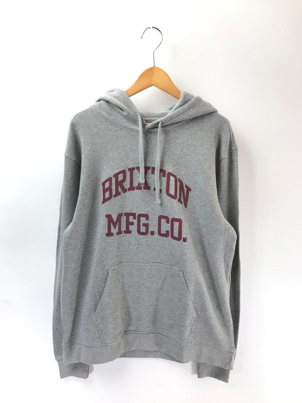 【中古品】【メンズ】 BRIXTON ブリクストン VARSITY BROKEN IN HOODY 22644 バーシティ ブロークン フーディー パーカー 142-260212-rt-14-tag サイズ：L カラー：グレー 万代Net店