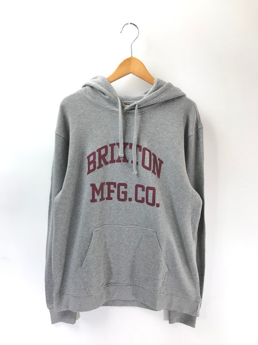 【中古品】【メンズ】 BRIXTON ブリクストン VARSITY BROKEN IN HOODY 22644 バーシティ ブロークン フーディー パーカー 142-260212-rt-14-tag サイズ：L カラー：グレー 万代Net店
