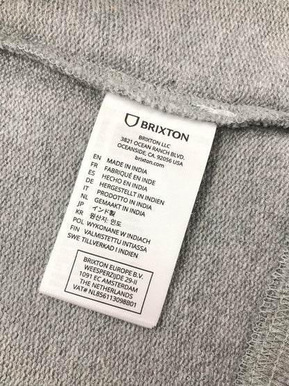 【中古品】【メンズ】 BRIXTON ブリクストン VARSITY BROKEN IN HOODY 22644 バーシティ ブロークン フーディー パーカー 142-260212-rt-14-tag サイズ：L カラー：グレー 万代Net店