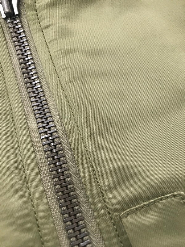 【中古品】【メンズ】 Softmachine ソフトマシーン PEBELS JK LEATHER MA-1 エベルス ジャケット レザー MA-1 142-260212-rt-10-tag サイズ：L カラー：カーキ 万代Net店