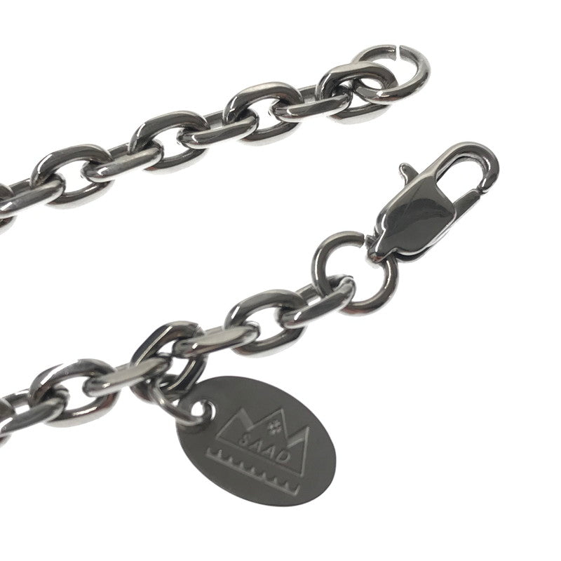 【中古品】【メンズ】 SAAD サード S.STEEL ステンレススチール あずきチェーンネックレス アクセサリー 191-260623-na-08-tagh カラー：シルバー 万代Net店