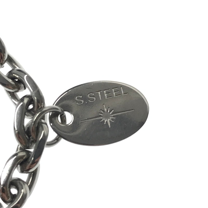 【中古品】【メンズ】 SAAD サード S.STEEL ステンレススチール あずきチェーンネックレス アクセサリー 191-260623-na-08-tagh カラー：シルバー 万代Net店