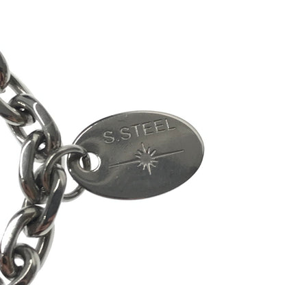 【中古品】【メンズ】 SAAD サード S.STEEL ステンレススチール あずきチェーンネックレス アクセサリー 191-260623-na-08-tagh カラー：シルバー 万代Net店