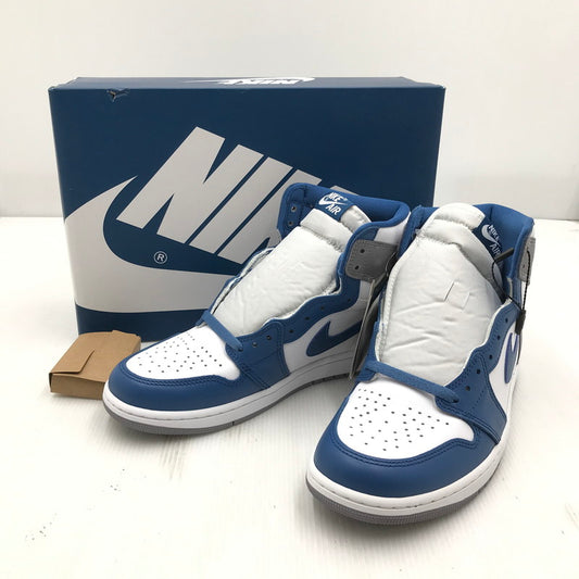 【中古美品】【メンズ】 NIKE ナイキ AIR JORDAN 1 HIGH OG DZ5485-410 エアジョーダン 1 ハイ スニーカー 靴 160-260126-na-01-tag サイズ：28cm US 10 カラー：TRUE BLUE/WHITE-CEMENT GREY 万代Net店