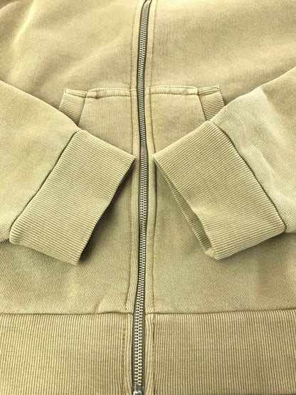 【中古品】【メンズ】 ENTIRE STUDIOS エンタイア スタジオ FULL ZIP ES2106RHS フルジップパーカー トップス 141-260123-rt-05-tag サイズ：S カラー：カーキ 万代Net店