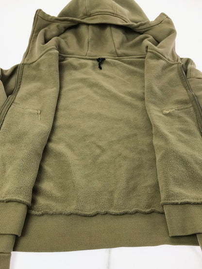 【中古品】【メンズ】 ENTIRE STUDIOS エンタイア スタジオ FULL ZIP ES2106RHS フルジップパーカー トップス 141-260123-rt-05-tag サイズ：S カラー：カーキ 万代Net店